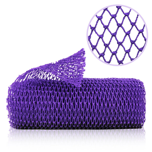 African Net Sponge, Authentic Exfoliating Body Scrubber for Bath and Shower, Multiple Textures with Gentle Deep Exfoliating and Rich Lather for