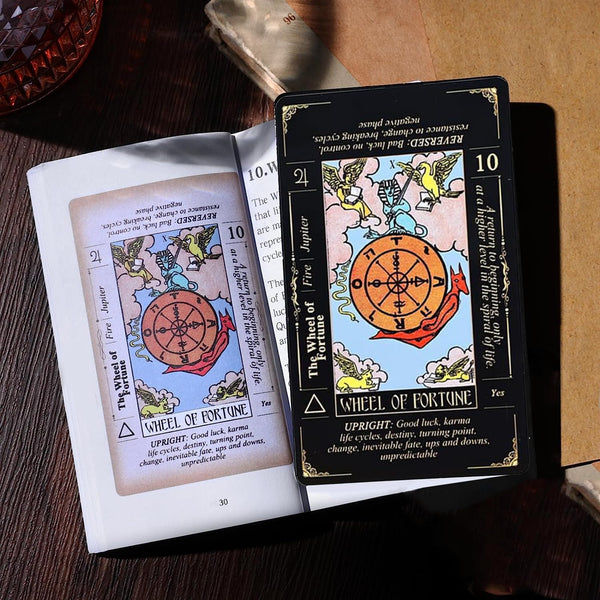 SUNHHX Tarot Cards Set with Guide Book for Beginners