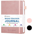 JUBTIC Mood Tracker Journal, Mental Health Journal for Women, 100-Day Self Care & Anxiety Journal with Wellness Tracker and Monthly Reflection,