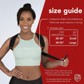 Swiss Safe Posture Corrector for Men/Women - Stylish & Discreet Ergonomic Back Straightener Brace for Proper Posture & Spinal Pain Relief -