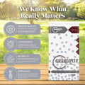 Grandipity Grey Dot on White 12 Pack Premium Disposable Plastic Tablecloth 54 Inch X 108 Inch. Decorative Rectangle Table Cover