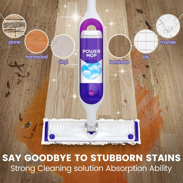 20 Pack Disposable Mopping Pads Compatible with Swiffer Powermop Multi-Surface Mop Pad Refills and Swiffer Powermop Wood Mop for Floor Cleaning,