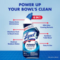 Lysol Toilet Bowl Cleaner, Max Strength Bathroom Cleaning Supplies, Toilet Bowl Cleaner Clinging Gel, Home Essential, Instant Stain Removal,
