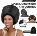 Hooded Hair Dryer W/A Headband Integrated That Reduces Heat around Ears & Neck - Hair Dryer Hooded Diffuser Cap for Curly, Speeds up Drying Time,