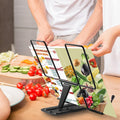 Adjustable Metal Book Holder Book Stand for Reading Cookbook Stand
