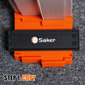 Saker Contour Gauge (5 Inch Lock) Profile Tool- Adjustable Lock-Precisely Copy Irregular Shape Duplicator -Irregular Welding Woodworking Tracing -
