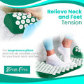 Sivan Back and Neck Pain Relief Acupressure Mat and Pillow Set, Chronic Back Pain Treatment - Relieves Your Stress of Lower Upper Back and Sciatic