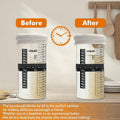 Sourdough Starter Jar Kit-1100Ml/39Oz, Sourdough Starter Kit, Sour Dough Starter Jar with Stainless Steel Lid, Thermometer, Silicone Scraper,