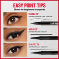 REVLON Colorstay Lash Serum + Liner, Waterproof Eyeliner, Healthier Looking Eyelashes, Smudge-Resistant Flexible Brush Tip, 001 Blackest Black