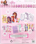 Barbie Makeup Artist Magazine by Horizon Group USA, Create Your Own Hair & Makeup Looks Using 130+ Stencils, 180+ Stickers, Crayons, Pretend