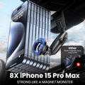 Magnetic Phone Holder for Car, Rear View Mirror Phone Holder, 360Â° Rotating Car Phone Mount, Compatible with Iphone 16/15/14/13/12 Series and All