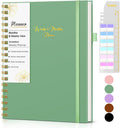 Undated Weekly and Monthly Planner, B5 Large Weekly to Do List Notebook with Goal & Habit Tracker Organizer, Hardcover Spiral Bound Blank Monthly