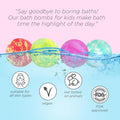 Levitural Bath Bombs Gift Set â Organic & Natural Spa Fizzies for Relaxation, Moisturizing, and Aromatherapy â Perfect for Women, Men, and Kids