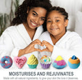 Bath Bombs Gift Set - 6Pc Aromatherapy Natural Bath Bombs with Organic Ingredients, Skin Moisturizing Bubble Bath Fizzy, Gentle for Kids, Relaxing