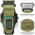 Compatible with Garmin Watch Band, Super Rugged Nylon Sports Strap with Woven Loop Design for Fenix/Forerunner/Approach/Marq/Quatix/D2 Series,