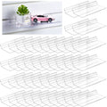 Maitys Hanging Slatwall Shelves Accessories Clear Slatwall Wire Shelf Shoe Shelves for Wall Retail Display Home Shoe Stores Boutiques Supplies,