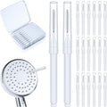Shower Head Cleaning Brush for Small Hole,Multifunctional Shower Head Cleaner Tool Anti-Clogging Nozzle with Storage Boxes, Showerhead Cleaning