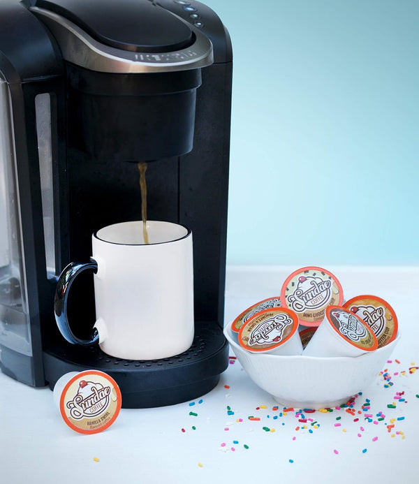 Sundae Ice Cream Flavored Coffee Pods, Compatible with 2.0 Keurig K-Cup Brewer, (Mint Chocolate Chip) 48 Count