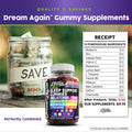 Clean Nutra Melatonin Gummies 10Mg | Sleep Aid Valerian Root L-Theanine Vitamin B6 C Lemon Balm Magnesium Hibiscus Beta Carotene Saffron &