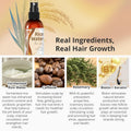 NEW Fermented Rice Water for Hair Growth - Infused with Rosemary, Biotin, Caffeine, Keratin Vegan Non-Greasy Spray Naturally Thicker, Longer,