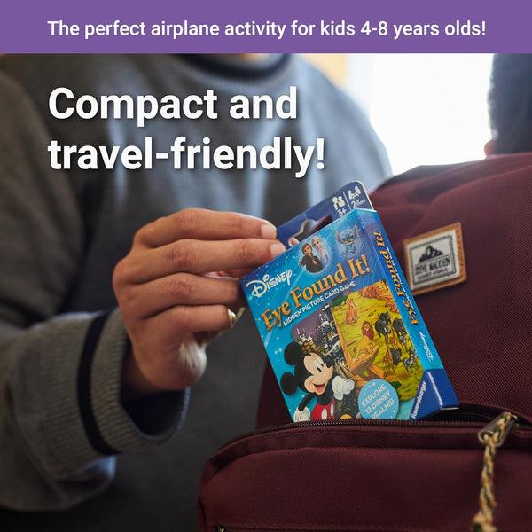 Ravensburger World of Disney Eye Found It! Card Game - Fun Disney Trip Essential | Skill-Building Family Game | Stocking Stuffer for Kids 3-5 |