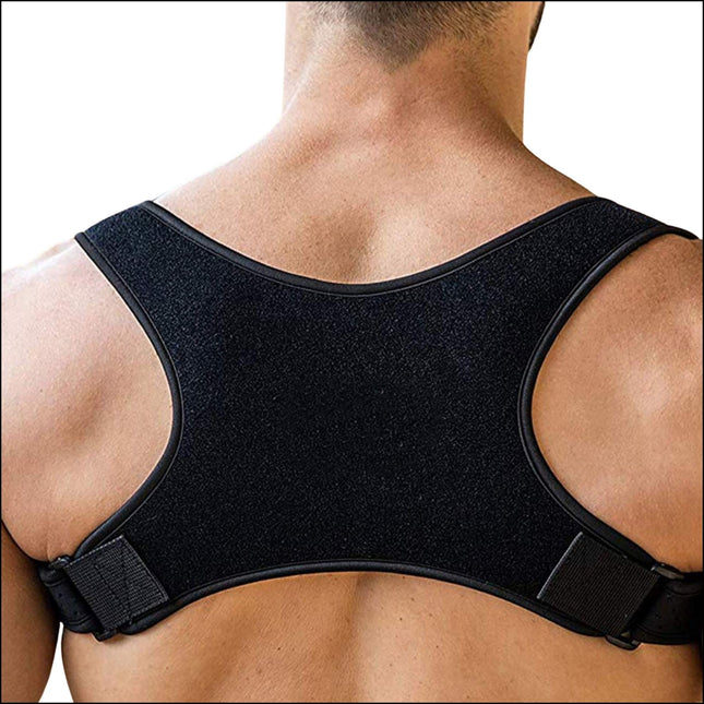 POAGL Posture Corrector for Men | Universal Fit Adjustable Upper Back Brace for Clavicle to Support Neck, Back and Shoul