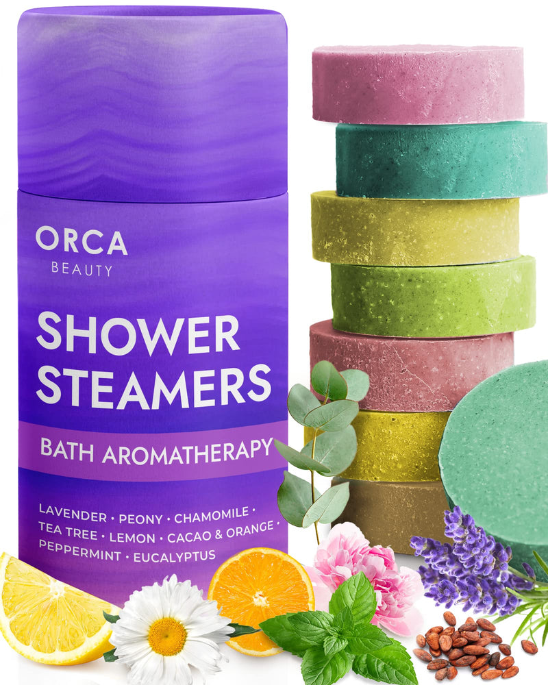 Shower Steamers Aromatherapy - Relaxation Gifts for Women, Shower Bombs, Unique Spa Gifts Shower Tablets, Stocking Stuffers for Women & Men