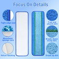 6 Pack Reusable Microfiber Pad for Bona Mop, 6 Pack Value - Use with Bona Mops, Includes 2 Pack Dusting Pad, 2 Pack Cleaning Pad and 2 Pack Deep