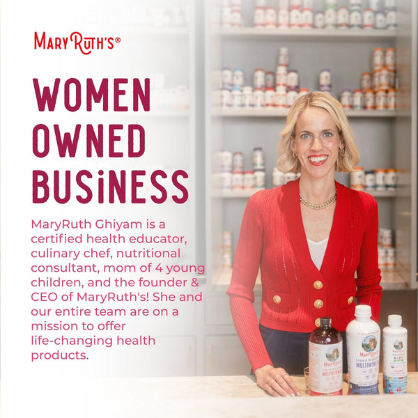 Maryruth Organics Vitamin B Complex | B Vitamins Complex | Biotin | Vitamin B12 | Niacin | Folate | Metabolic Support Supplement | Vegan | USDA