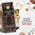 Frankincense and Myrrh Incense Sticks Smudge Kit (70 Pcs) â 1-Hour Burning Spiritual Incense Sticks for Bad Energy Cleansing Kit