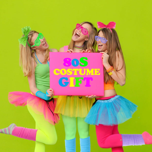 YAROMO 80S 90S Party Favors Birthday Supplies, Hip Hop Theme Gift Neon Earrings Glasses Gloves Necklace Slap Bracelet Neon Hair Scrunchies 80S 90S