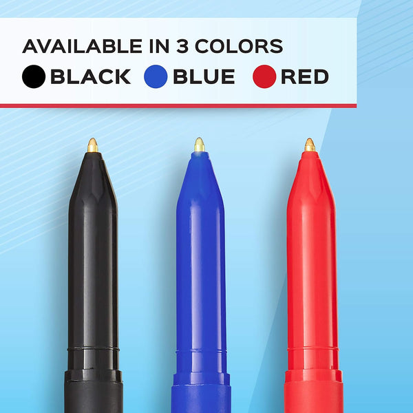 Paper Mate Write Bros Ballpoint Pens, Medium Point (1.0Mm), Black, 12 Count