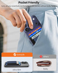 Upgraded for Magsafe Wallet, Strongest Magnetic Wallet, for Iphone Walle T Magsafe with 2 Card Slots, Magnetic Card Holder for Iphone
