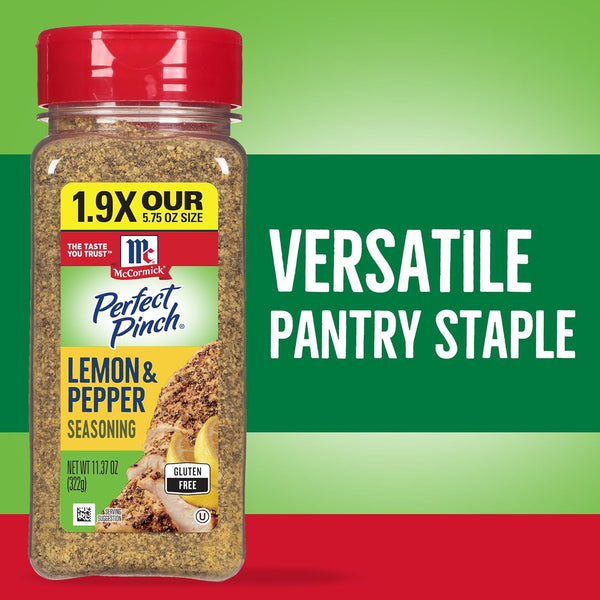 Mccormick Perfect Pinch Lemon Pepper Seasoning, 11.37 Oz