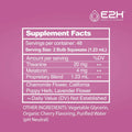 E2H Natural Sleep Support - Liquid Melatonin with Chamomile, Theanine - Sleep Better, Deeper, Longer - Vegan, Gmo-Free - Provides Stress Relief -