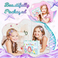 Mermaid Bath Bombs for Kids Girls with Surprise Inside, 20 Pcs Fun Princess Fizzy Bath Bomb with Jewelry Toys, Mothers Day Gifts for Daughter Wife