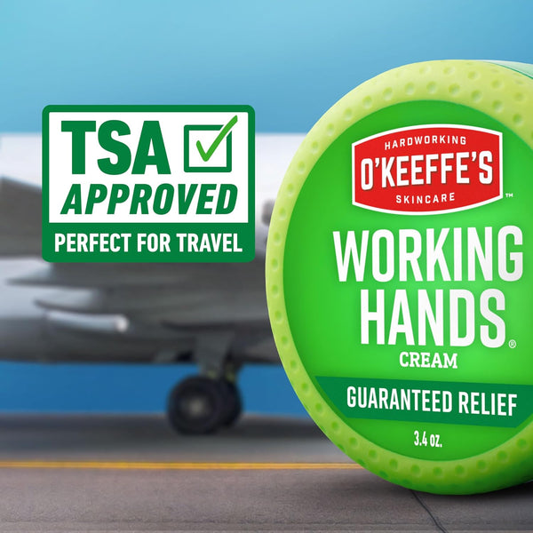 O'Keeffe'S Working Hands Hand Cream for Extreme Dryness - 3.4 Oz Jar (1 Pack) - Repairing Skincare for Cracked, Dry Hands