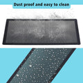 [4 Pack] 280X140Mm PC Case Dust Mesh Filter, Magnetic Frame Computer Fan Dust Mesh PC Cooler Filter Dustproof PVC Cover Grills - Black