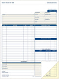 Adams Job Invoice Forms, 2-Part Carbonless, for Service and Repair Billing, 100 Individual Sets per Pack (NC2817), White, 8-1/2 X 11Inches