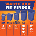 Hefty Ultra Strong 13 Gallon Trash Bags, Black Tall Kitchen Trash Bags 13 Gallon Size, Break Resistant Drawstring Enclosure, Continuous Odor