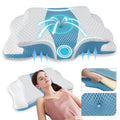 Pain Relief Cervical Pillow for Neck Support,Adjustable Ergonomic Pillow Cozy Sleeping,Odorless Orthopedic Memory Foam Pillows,Contour Bed Pillow