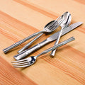 FORTESSA Royal Pacific 18/10 Stainless Steel Flatware, 5 Piece Place Setting with Table Knife, Forks and Spoons (Service for 1), Dishwasher Safe,