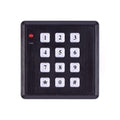 SABRE Fake Security Keypad with Green Light Up, Low Light Sensor, Red LED Flash, Weatherproof, Realistic Design - Black