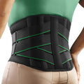 FREETOO Back Brace for Men Lower Back Pain with 7 Metal Stays, for Sciatica, Herniated Disc, Scoliosis and More Pain Relief! Breathable Back