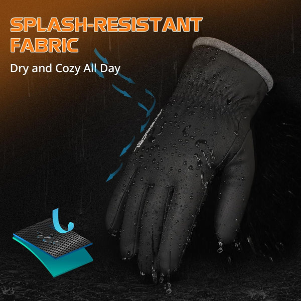ATERCEL Gloves for Cold Weather Men Women Warm Winter Gloves Touchscreen