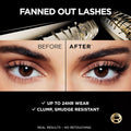 L'Oreal Paris Voluminous Panorama Mascara, Volumizing and Lengthening Mascara, Washable Longwear and Smudge Resistant Make Up, Blackest Black,