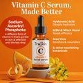 Truskin Vitamin C Serum for Face â anti Aging Formula with Vitamin C, Hyaluronic Acid, Vitamin E â Brightening Serum â Improve Appearance of