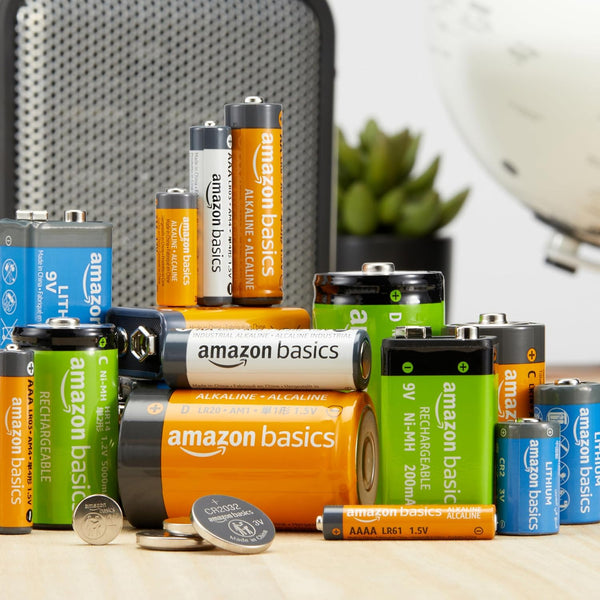 Amazon Basics 8-Pack AA Alkaline High-Performance Batteries, 1.5 Volt, 10-Year Shelf Life