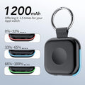 HUOTO Portable Charger for Apple Watch,Wireless Magnetic Iwatch Charger 1200Mah Power Bank Travel Keychain Accessories Smart Chargers for Apple