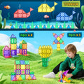 Magnetic Tiles Toddler Toys Magnetic Building Blocks for Kids Ages 3-12 STEM Educational Toys for Girls & Boys Sensory Play for Preschool Learning